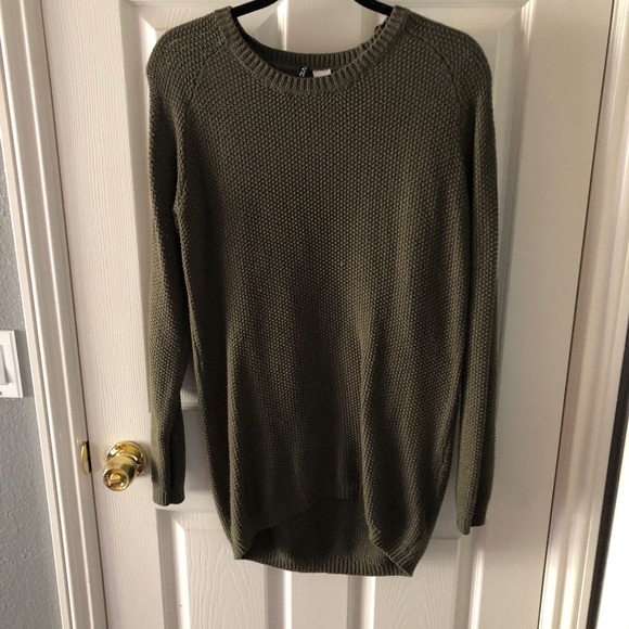 Divided Sweaters - Olive Green Sweater